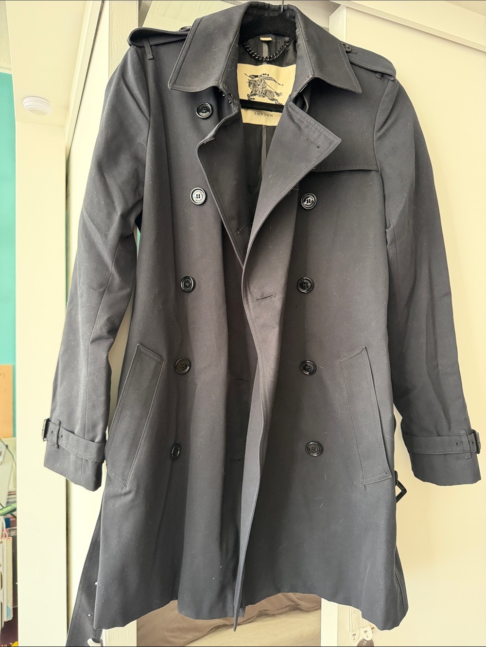 Burberry Black Trench Coat